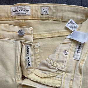 Lucky Brand Yellow Jeans